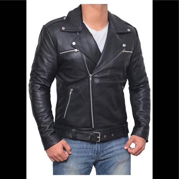 Other - ✈️ Motorcycle Leather Biker Jacker Real leather NW